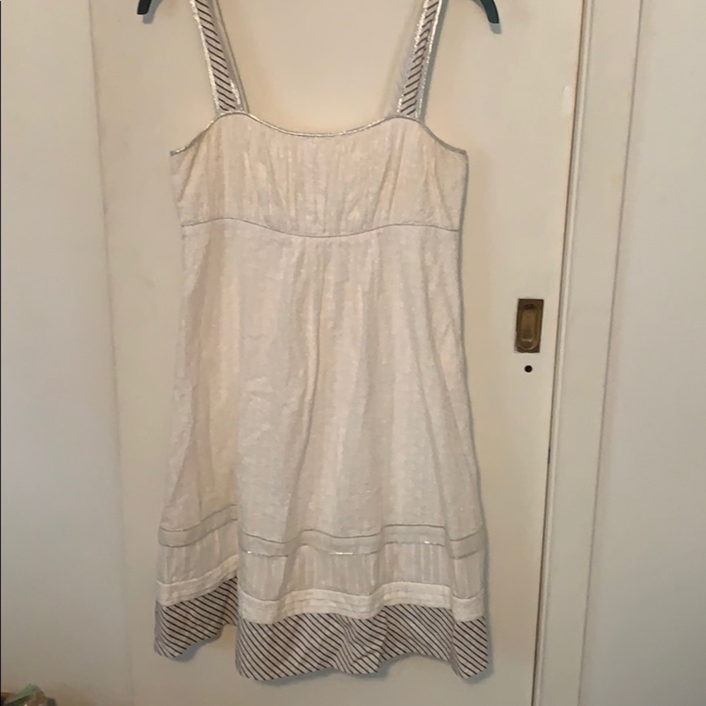 White Calvin Klein Lacy Eyelet Sundress
